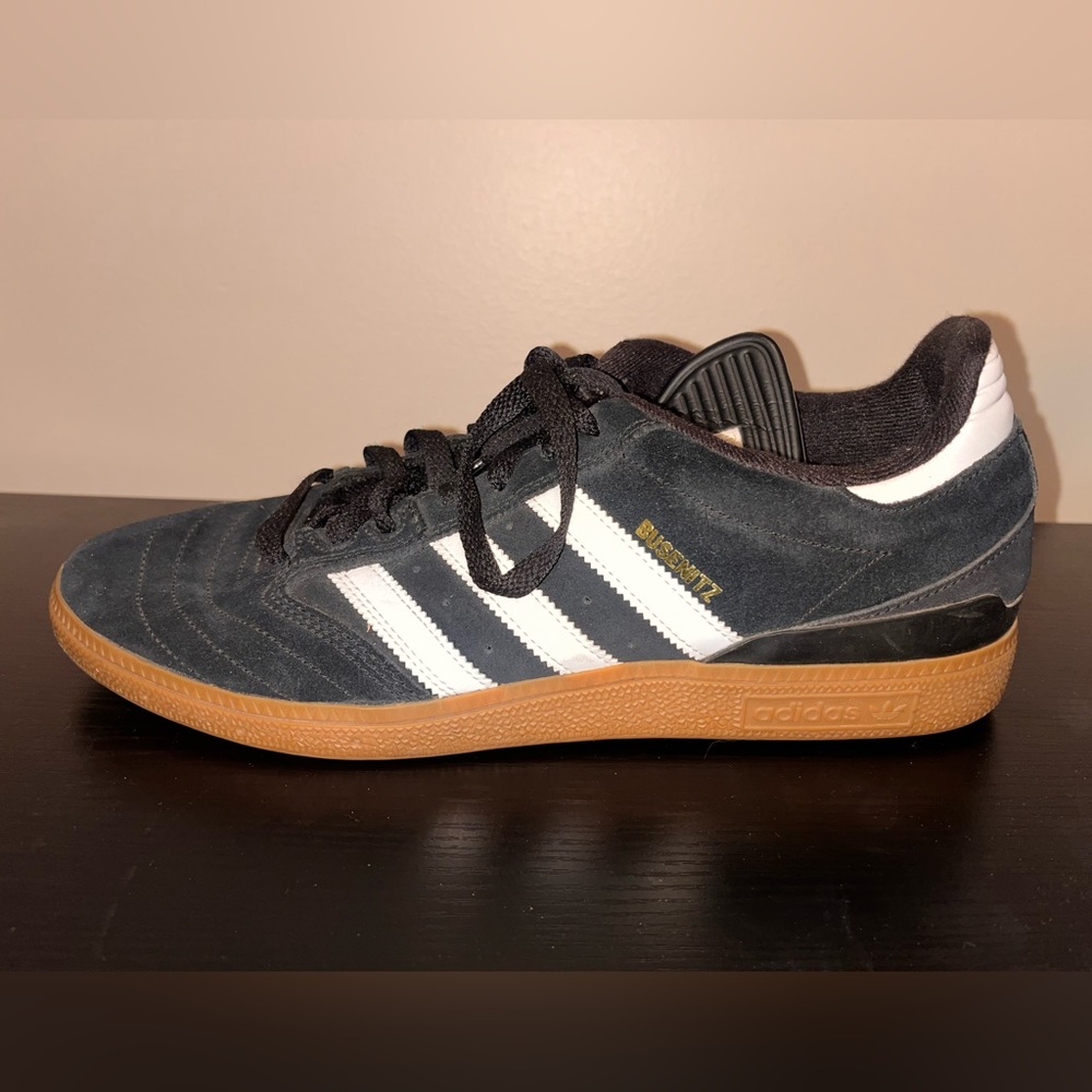 Size 11 1/2 Adidas Busenitz Vulc Black & Tan Sneakers